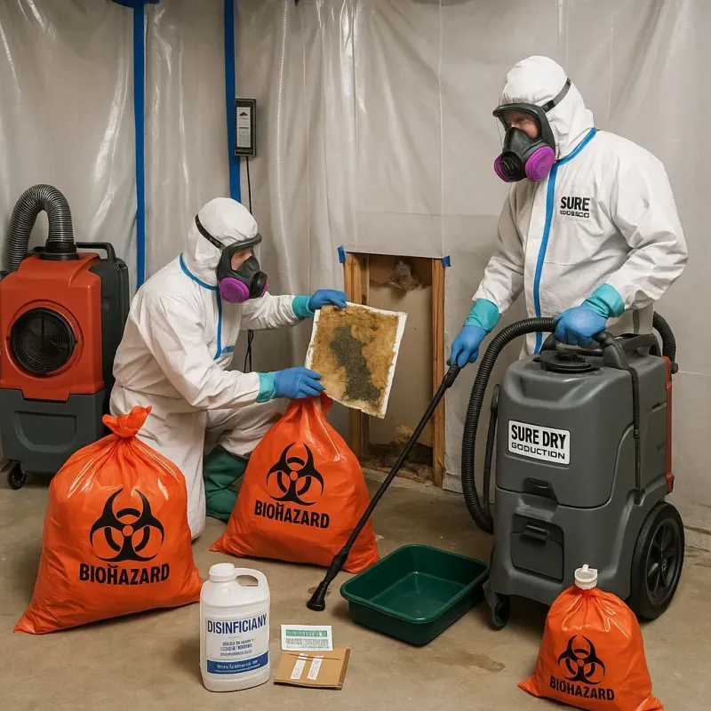 Contaminated Water Handling Protocols process in Dousman, WI