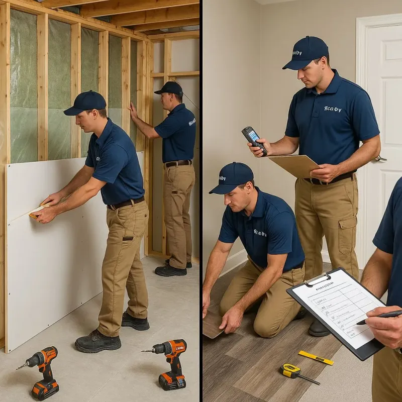 Repairs and Reconstruction process in Dousman, WI